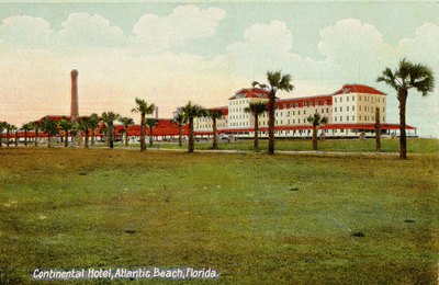 Postcard: Continental Hotel, Atlantic Beach, Florida