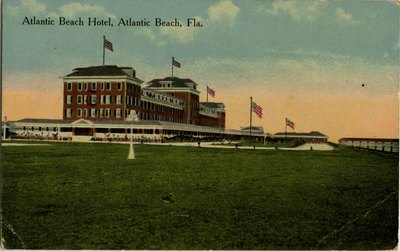 Postcard: Atlantic Beach Hotel, Atlantic Beach, Fla