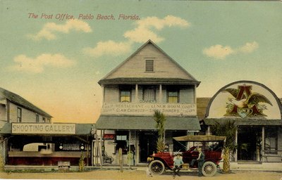 Postcard: The Post Office, Pablo Beach, Florida