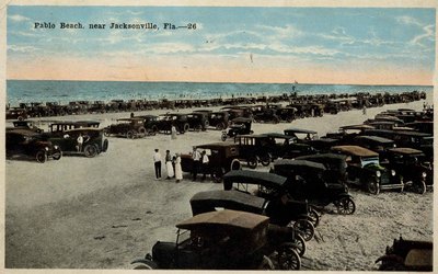 Postcard: Pablo Beach near Jacksonville, Florida