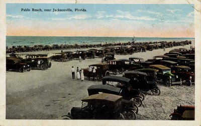 Postcard: Pablo Beach, near Jacksonville, Florida