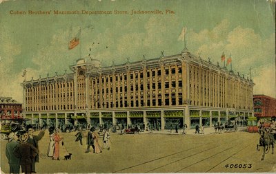 Postcard: Cohen Brothers' Mammoth Department Store, Jacksonville, Florida