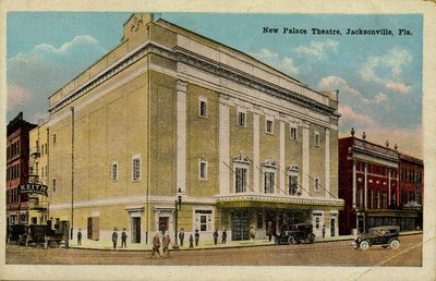 Postcard: New Palace Theatre, Jacksonville, Florida