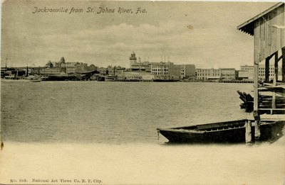 Postcard: Jacksonville from St. Johns River, Fla; 1900
