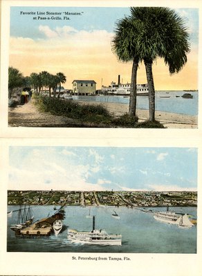 Souvenir Postcard Folder: Souvenir Postcard Folder Illustrating in Colors Places of Interest in the State of Florida, Jacksonville, Florida; 1915