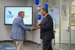 Mr. Allen Lastinger and President Limayem, Grand Opening Ceremony of the Allen Lastinger Center for Florida History by University of North Florida