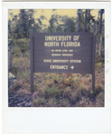University of North Florida Entrance Sign