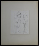 Untitled (Nude Studies) by Unknown, illegible signature