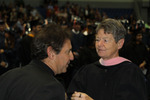 Danny Gottlieb Speaking to Charlotte Mabrey, Commencement