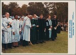 Commencement Ceremony on the University Green, 1986 by Bob Knight PhotoMarketing Inc.