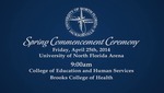 University of North Florida Commencement Ceremony, April 25, 2014, 9AM