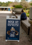 Campus COVID-19 Response Sign: Mask Up Ospreys! by Ryan I. Fairbrother