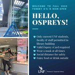 Hello Ospreys! Welcome to Fall 2020 by Thomas G. Carpenter Library