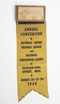 Annual Convention of National Negro Business League and National Housewives League, Detroit, Badge