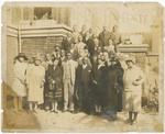 Eartha M.M. White With Group on Steps of Stanton High School