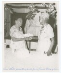 Mrs. A. Johnson and Eartha M.M. White, Mrs. Johnson's 90th Birthday Celebration