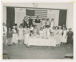 Eartha M.M. White and Unidentified Group of People at Reception
