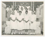 Eartha M.M. White With Nurses at Mercy Hospital