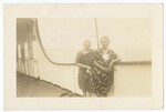 Eartha M.M. White on Ship Deck