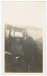 Eartha M.M. White and Unidentified Person At Airfield