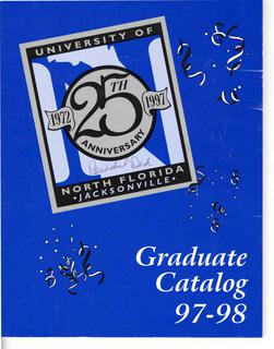 Graduate Catalog 1997-1998
