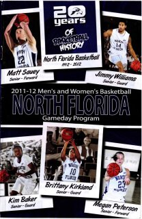 North Florida Men's and Women's Basketball Gameday Program