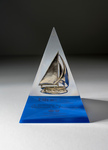 Blue Skies Smooth Sailing – A Tribute to William E. Flaherty Acrylic Paperweight