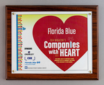 FL Blue 904 Magazine’s Companies with Heart plaque by Florida Blue