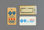 Blue Cross Blue Shield of Florida Sponsor 1988 and 1992 U.S. Olympic Team luggage tags by Blue Cross and Blue Shield of Florida, Inc.