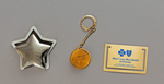 United Way Leadership Circle star-shaped card holder, Key Chain “Honoring Hilary A. Schroder, CEO,” 1970, “A Retirement Tribute To William E. Flaherty” bookmark, 1998 by Blue Cross and Blue Shield of Florida, Inc.