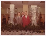 Morrison’s Cafeteria Employees Stand In-Between Ice Sculptures by Blue Cross of Florida, Inc. and Blue Shield of Florida, Inc.
