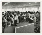 Employees Listen to President J. W. Herbert by Blue Cross of Florida, Inc. and Blue Shield of Florida, Inc.