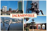 A Souvenir Postcard of Jacksonville by Rindy Nyberg