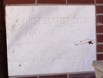 First Baptist Church Cornerstone Fernandina Beach, FL by George Lansing Taylor Jr.