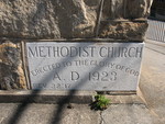 Clayton United Methodist Church Cornerstone, Clayton, GA by George Lansing Taylor Jr.