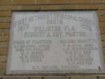 First United Methodist Church Cornerstone Williston, FL by George Lansing Taylor Jr.