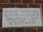 Head of Tennessee Baptist Church Cornerstone Dillard, GA by George Lansing Taylor Jr.