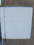 New Zion Baptist Church Cornerstone Fernandina Beach, FL