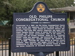 Old Philips Congregational Church Historical Marker Jacksonville, FL by George Lansing Taylor Jr.