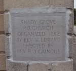 Shady Grove Primitive Baptist Church Cornerstone Gainesville, FL