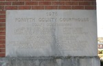 Forsyth County Courthouse Cornerstone, Cumming, GA by George Lansing Taylor Jr.