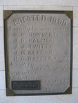 Mitchell County Courthouse Cornerstone 2, Camilla, GA by George Lansing Taylor Jr.