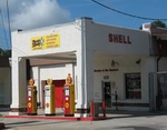 Old Gas Station, New Smyrna Beach, FL by George Lansing Taylor Jr.