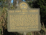 Fort King George Marker, Fort King George, GA by George Lansing Taylor Jr.