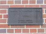 Albert A. Murphree Hall Plaque, UF, Gainesville, FL by George Lansing Taylor Jr.