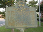 Bacon County Marker, Alma GA