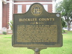Beckley County Marker, Cochran, GA by George Lansing Taylor Jr.