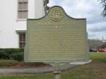 Brooks County Marker, Quitman, GA by George Lansing Taylor Jr.