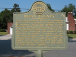 Bryan County Marker, Pembroke, GA by George Lansing Taylor Jr.