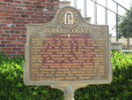 Burke County Marker, Waynesboro, GA by George Lansing Taylor Jr.